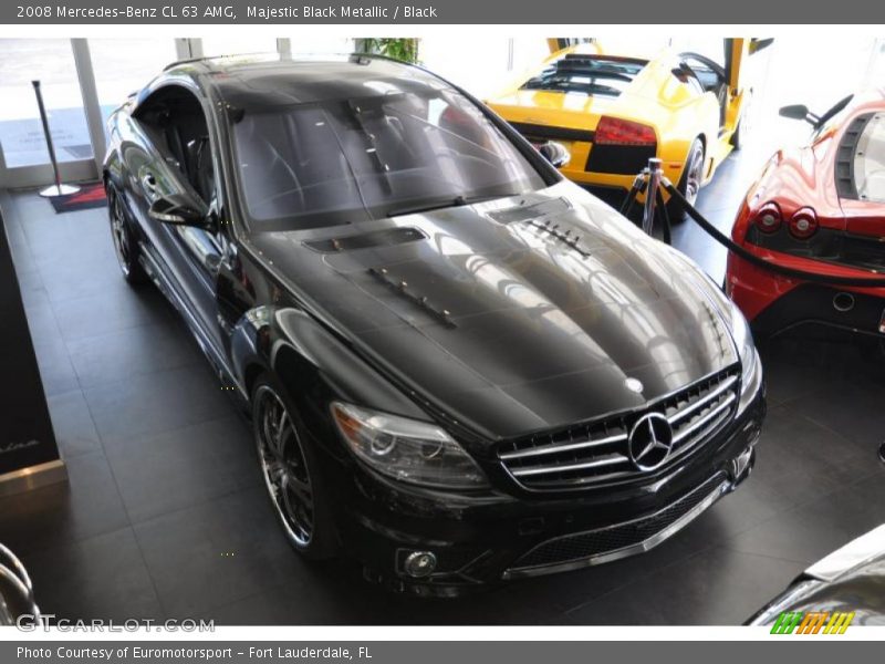 Majestic Black Metallic / Black 2008 Mercedes-Benz CL 63 AMG