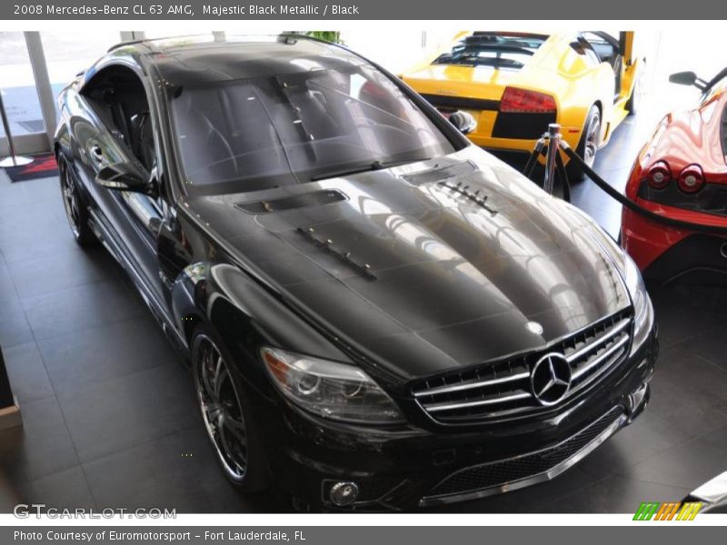 Majestic Black Metallic / Black 2008 Mercedes-Benz CL 63 AMG