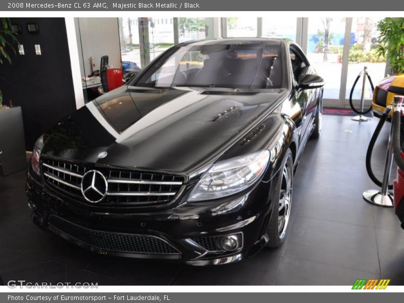 Majestic Black Metallic / Black 2008 Mercedes-Benz CL 63 AMG