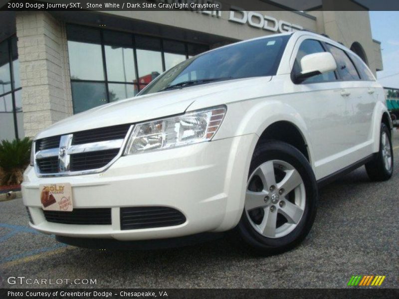 Stone White / Dark Slate Gray/Light Graystone 2009 Dodge Journey SXT
