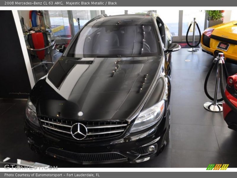Majestic Black Metallic / Black 2008 Mercedes-Benz CL 63 AMG