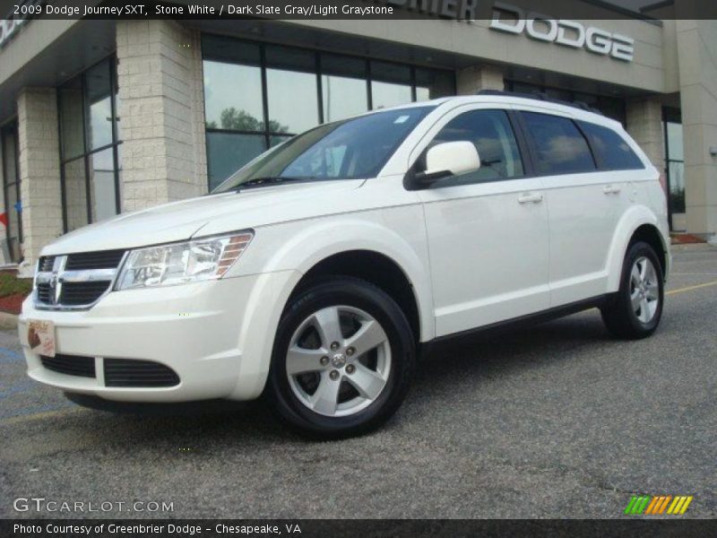 Stone White / Dark Slate Gray/Light Graystone 2009 Dodge Journey SXT