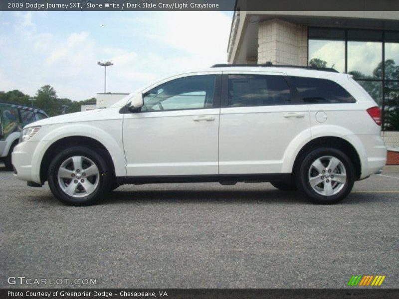 Stone White / Dark Slate Gray/Light Graystone 2009 Dodge Journey SXT