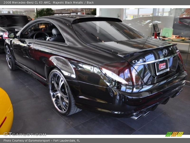 Majestic Black Metallic / Black 2008 Mercedes-Benz CL 63 AMG