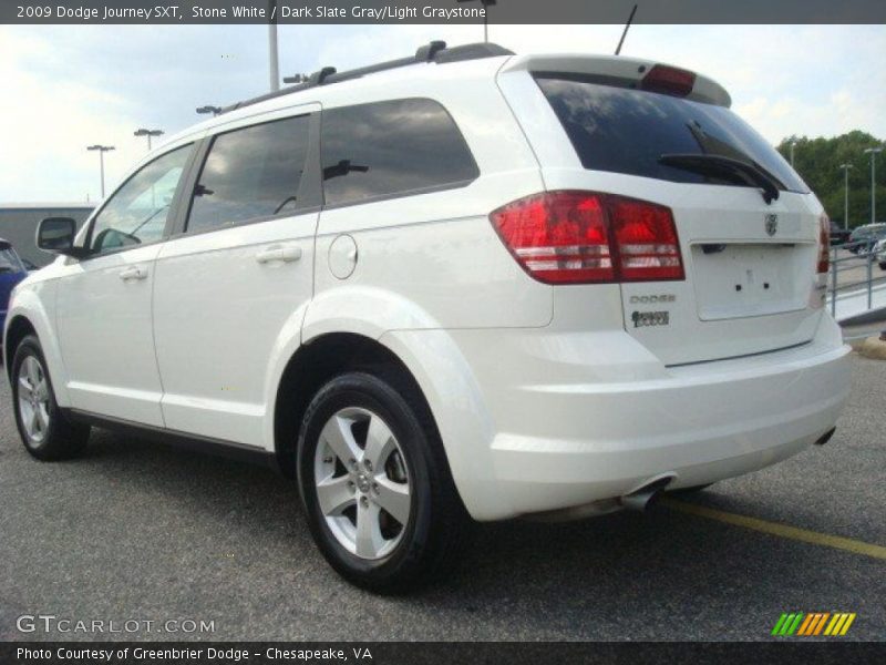 Stone White / Dark Slate Gray/Light Graystone 2009 Dodge Journey SXT
