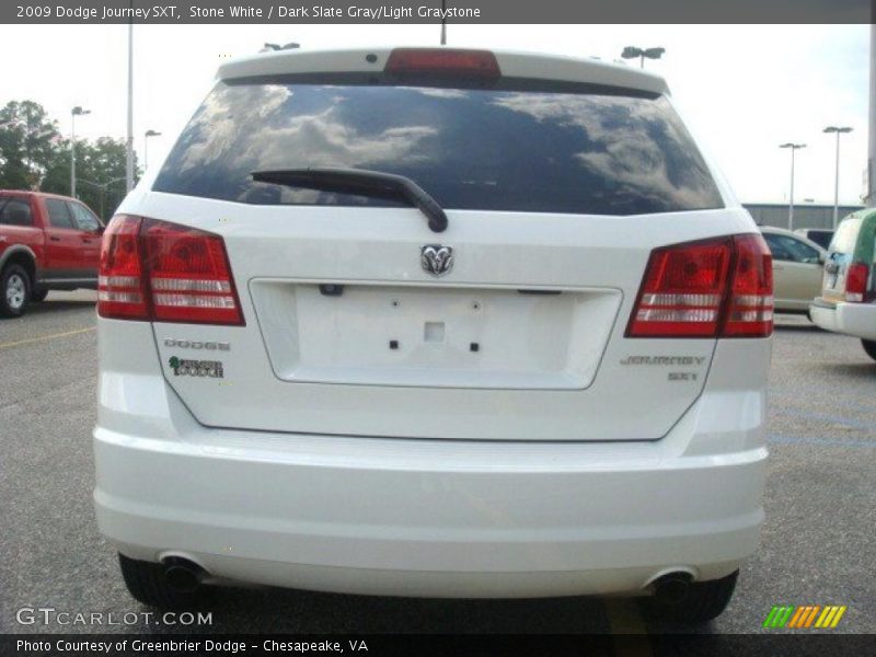 Stone White / Dark Slate Gray/Light Graystone 2009 Dodge Journey SXT