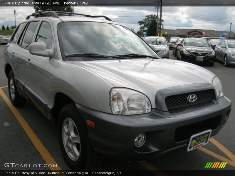 Pewter / Gray 2004 Hyundai Santa Fe GLS 4WD