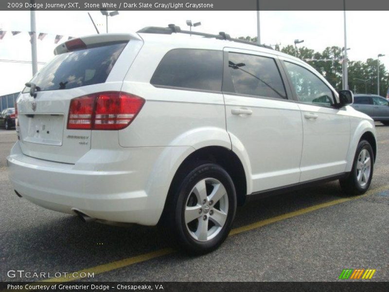 Stone White / Dark Slate Gray/Light Graystone 2009 Dodge Journey SXT