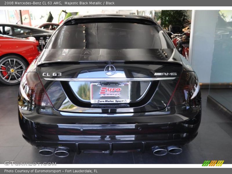 Majestic Black Metallic / Black 2008 Mercedes-Benz CL 63 AMG