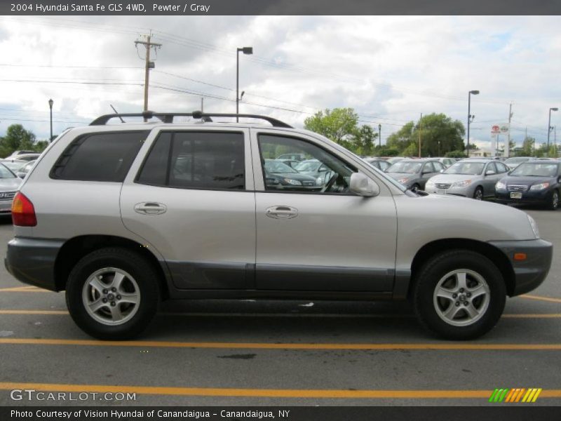 Pewter / Gray 2004 Hyundai Santa Fe GLS 4WD