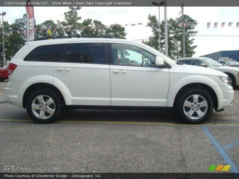 Stone White / Dark Slate Gray/Light Graystone 2009 Dodge Journey SXT