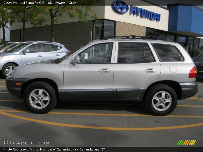 Pewter / Gray 2004 Hyundai Santa Fe GLS 4WD