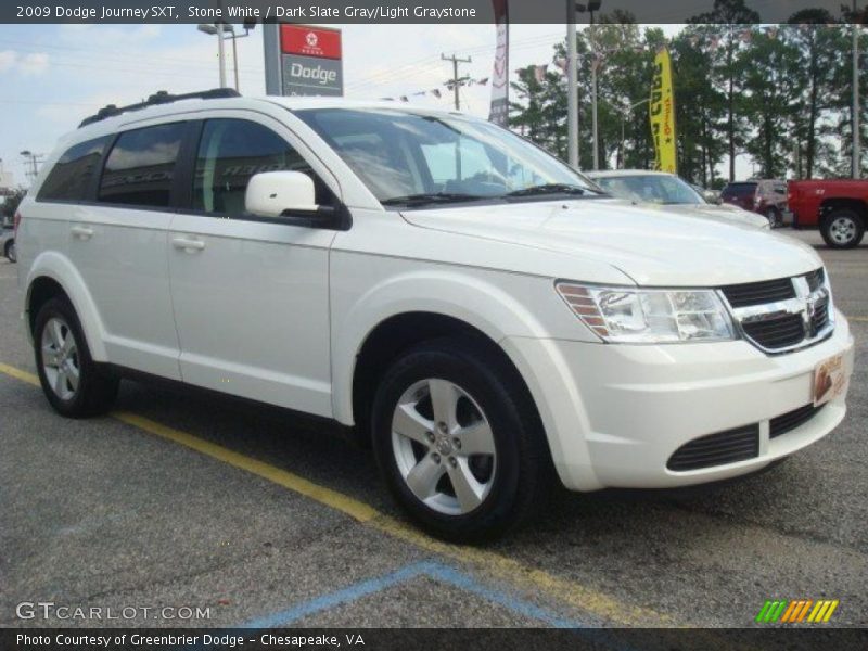 Stone White / Dark Slate Gray/Light Graystone 2009 Dodge Journey SXT