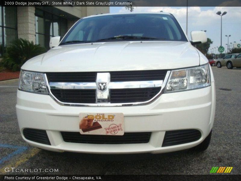 Stone White / Dark Slate Gray/Light Graystone 2009 Dodge Journey SXT