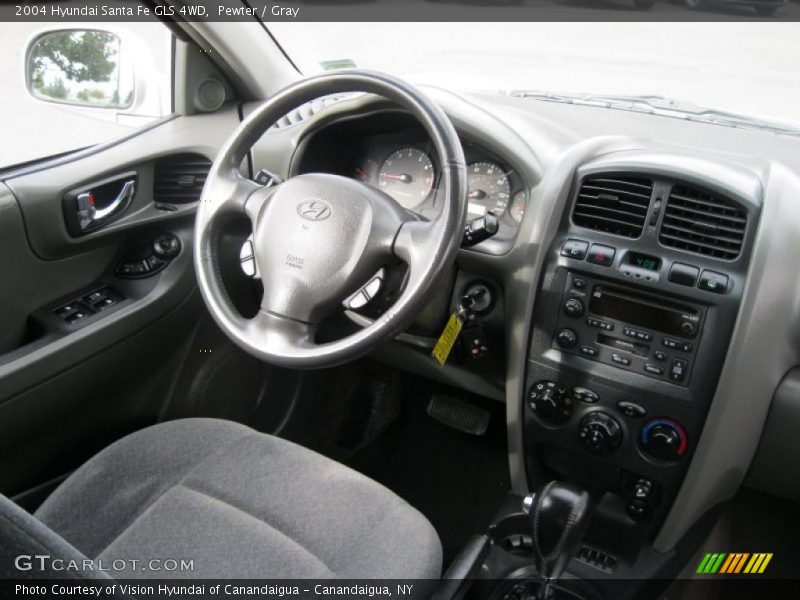 Pewter / Gray 2004 Hyundai Santa Fe GLS 4WD