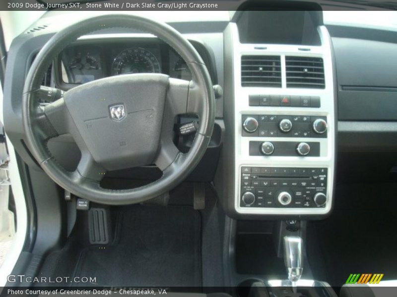 Stone White / Dark Slate Gray/Light Graystone 2009 Dodge Journey SXT