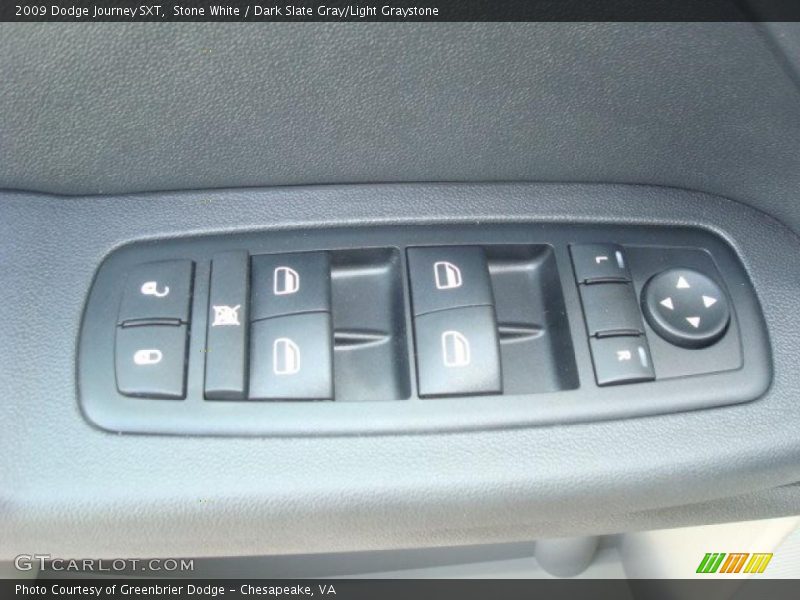 Stone White / Dark Slate Gray/Light Graystone 2009 Dodge Journey SXT