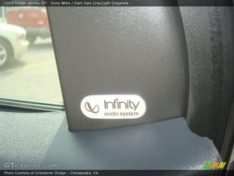 Stone White / Dark Slate Gray/Light Graystone 2009 Dodge Journey SXT