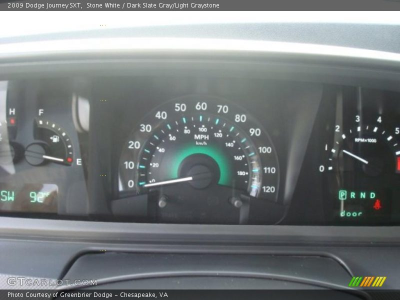 Stone White / Dark Slate Gray/Light Graystone 2009 Dodge Journey SXT