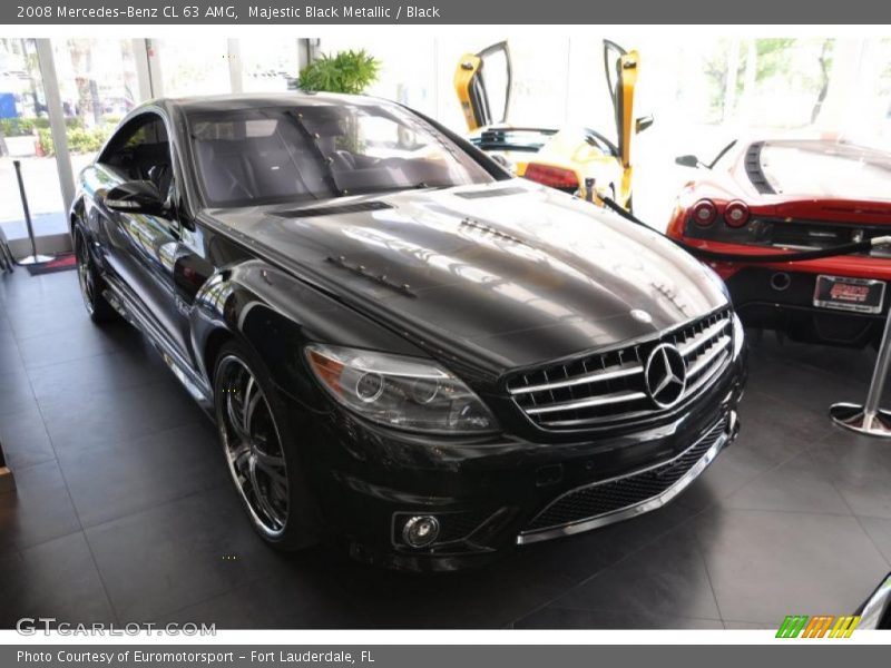 Majestic Black Metallic / Black 2008 Mercedes-Benz CL 63 AMG