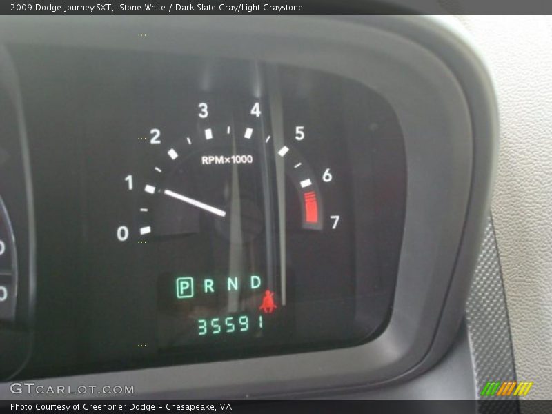 Stone White / Dark Slate Gray/Light Graystone 2009 Dodge Journey SXT