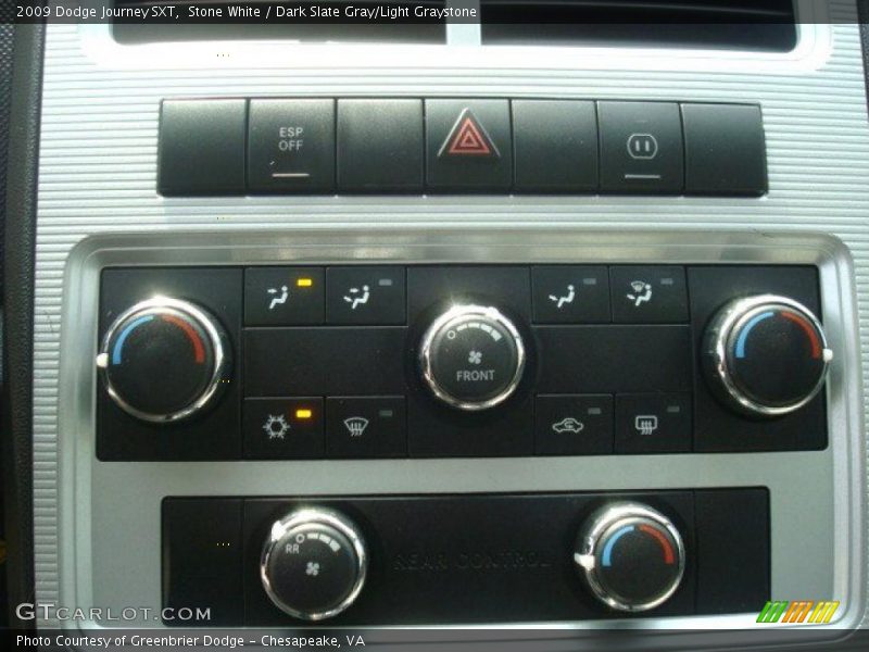 Stone White / Dark Slate Gray/Light Graystone 2009 Dodge Journey SXT