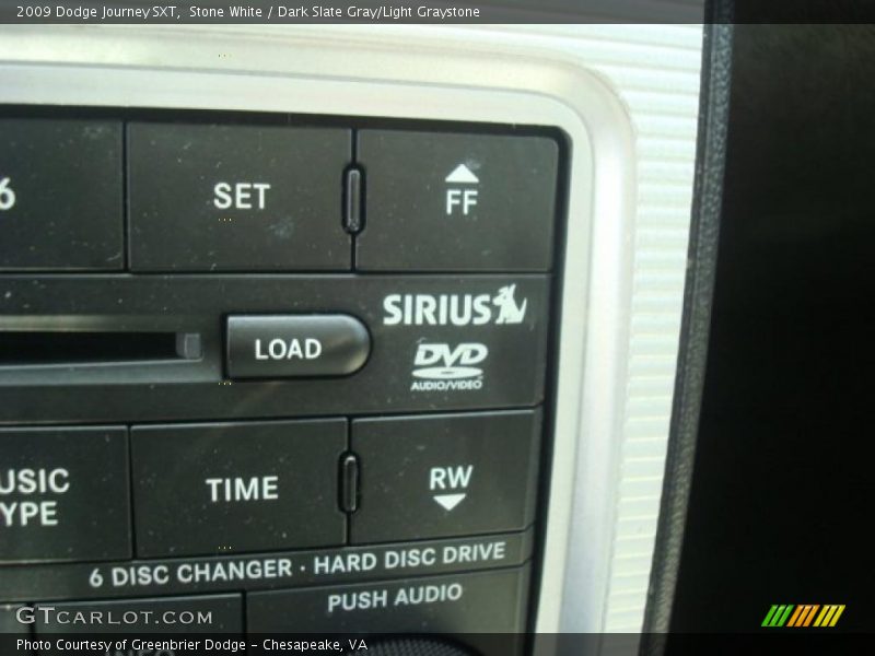 Stone White / Dark Slate Gray/Light Graystone 2009 Dodge Journey SXT