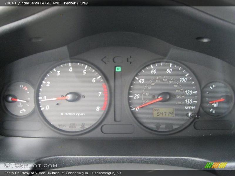 Pewter / Gray 2004 Hyundai Santa Fe GLS 4WD