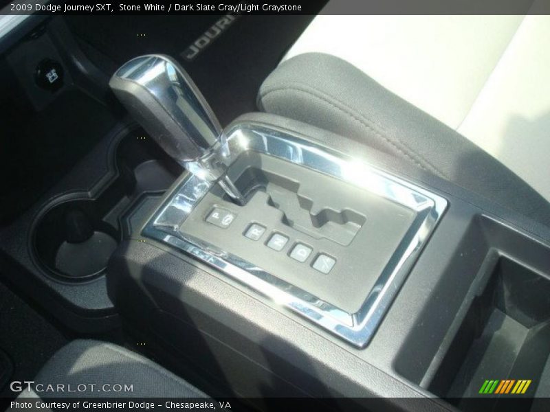 Stone White / Dark Slate Gray/Light Graystone 2009 Dodge Journey SXT