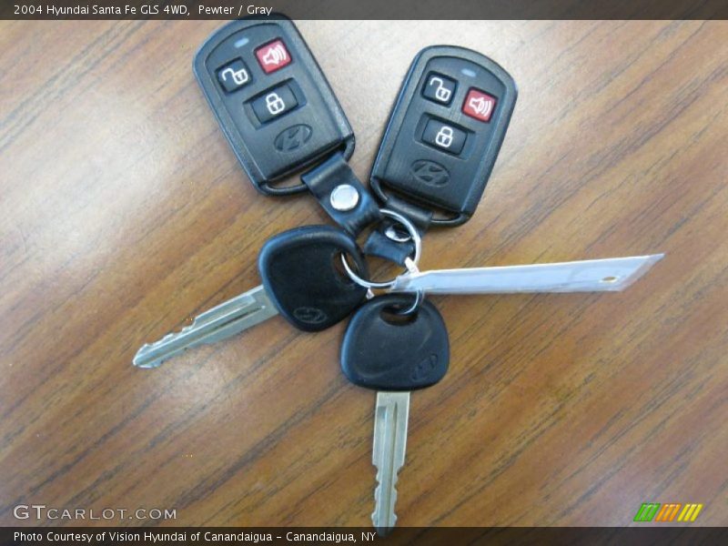 Pewter / Gray 2004 Hyundai Santa Fe GLS 4WD