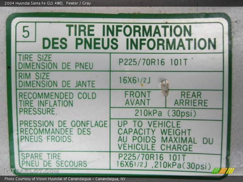 Pewter / Gray 2004 Hyundai Santa Fe GLS 4WD