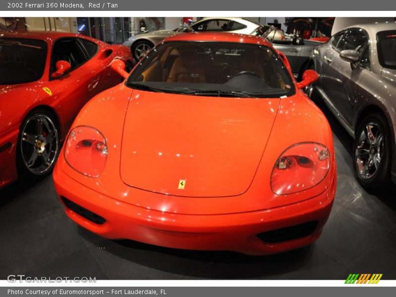 Red / Tan 2002 Ferrari 360 Modena