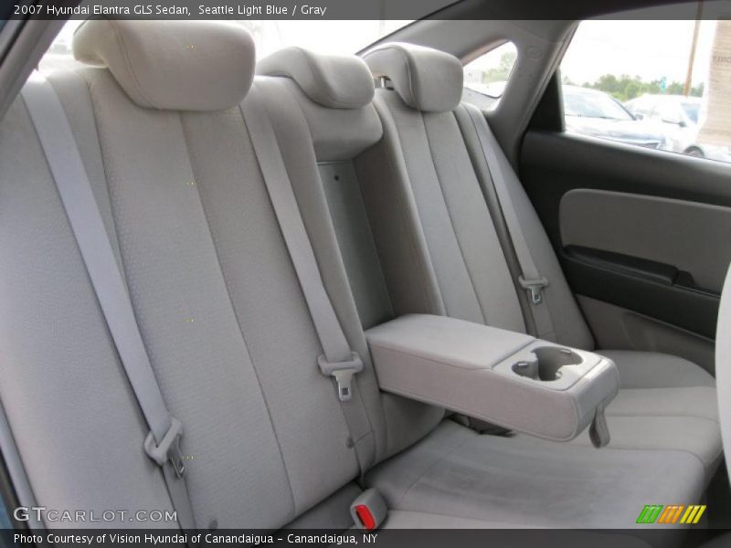 Seattle Light Blue / Gray 2007 Hyundai Elantra GLS Sedan