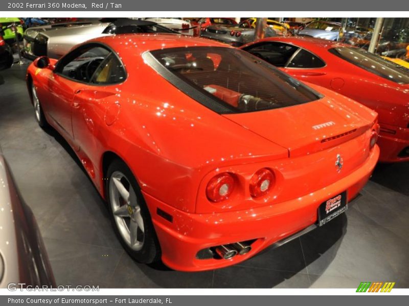 Red / Tan 2002 Ferrari 360 Modena