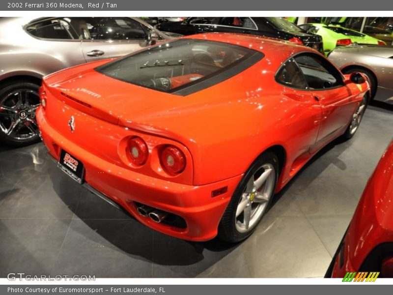 Red / Tan 2002 Ferrari 360 Modena