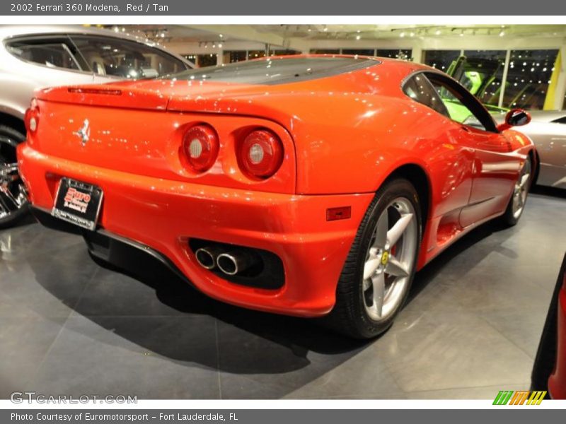 Red / Tan 2002 Ferrari 360 Modena