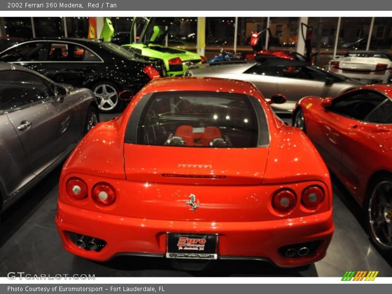 Red / Tan 2002 Ferrari 360 Modena