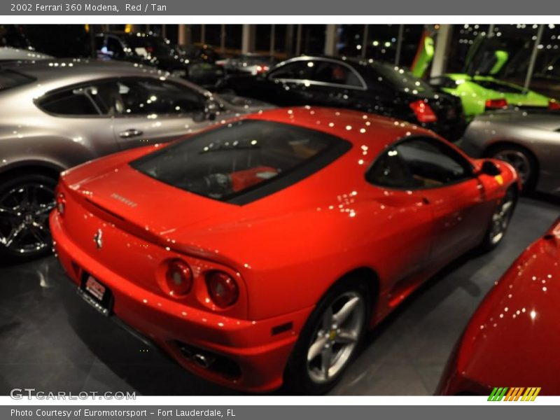 Red / Tan 2002 Ferrari 360 Modena