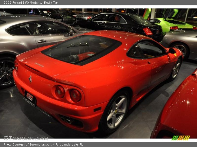 Red / Tan 2002 Ferrari 360 Modena