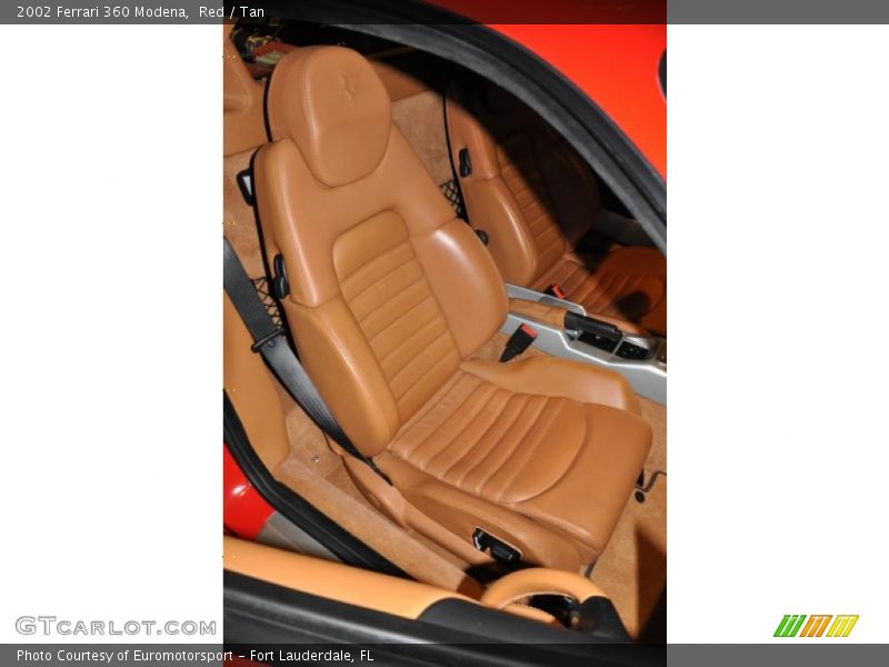 Red / Tan 2002 Ferrari 360 Modena
