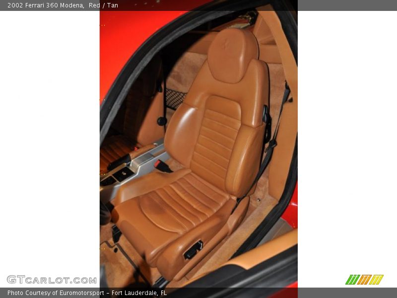Red / Tan 2002 Ferrari 360 Modena