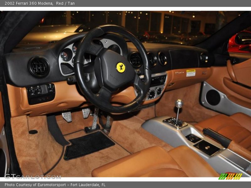 Red / Tan 2002 Ferrari 360 Modena