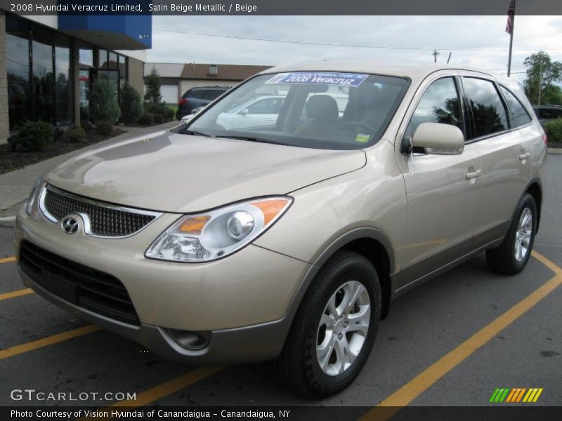 Satin Beige Metallic / Beige 2008 Hyundai Veracruz Limited