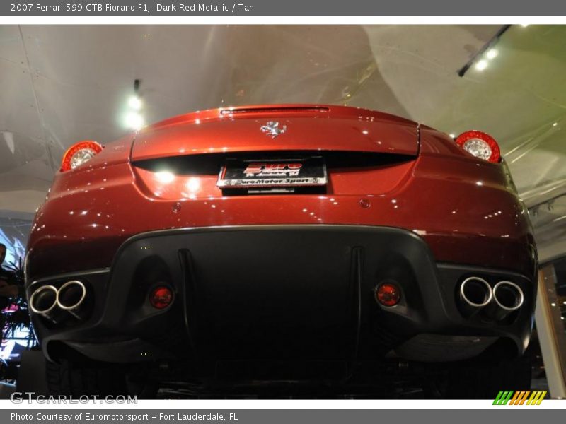 Dark Red Metallic / Tan 2007 Ferrari 599 GTB Fiorano F1