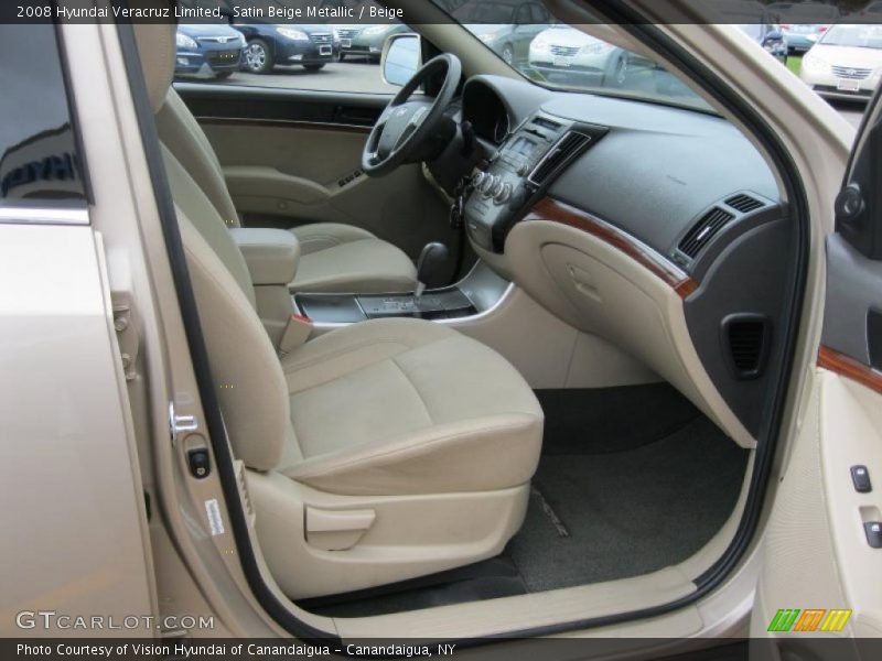 Satin Beige Metallic / Beige 2008 Hyundai Veracruz Limited