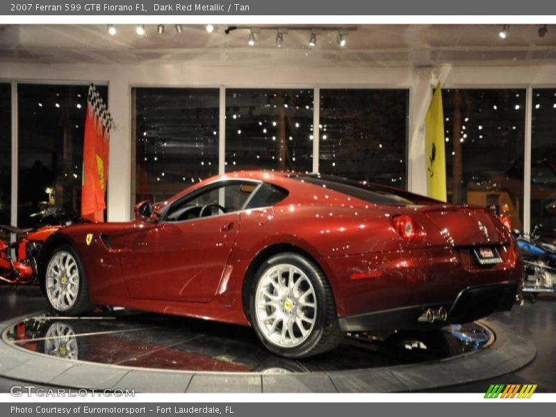 Dark Red Metallic / Tan 2007 Ferrari 599 GTB Fiorano F1