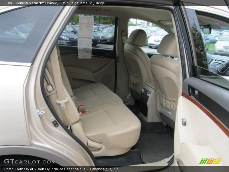 Satin Beige Metallic / Beige 2008 Hyundai Veracruz Limited
