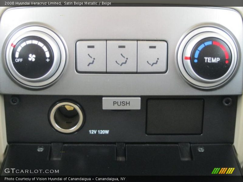 Satin Beige Metallic / Beige 2008 Hyundai Veracruz Limited