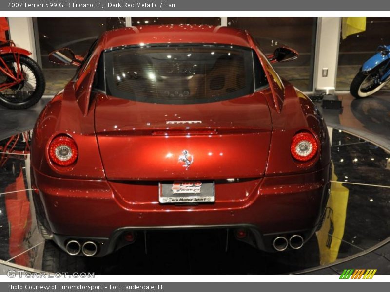 Dark Red Metallic / Tan 2007 Ferrari 599 GTB Fiorano F1