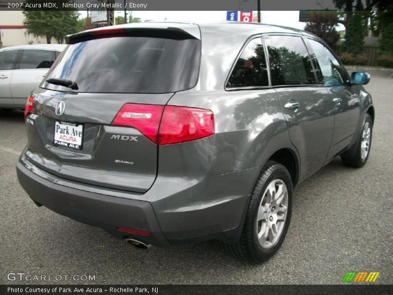 Nimbus Gray Metallic / Ebony 2007 Acura MDX